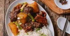 Instant Pot Cantonese Braised Beef with Daikon