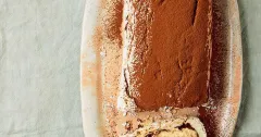 Tiramisu Meringue Roulade with Mascarpone Cream