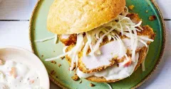 Chicken Sandos with Giardiniera Mayo