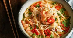 Quick 15-Minute Microwave Prawn Laksa