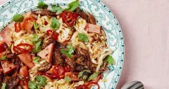 Five-Spice Duck and Watermelon Noodle Salad