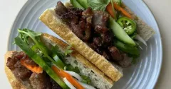 Air Fryer Vietnamese Pork Banh Mi