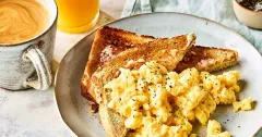 Fluffy Microwave Scrambled Eggs