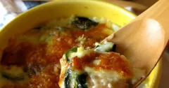 Japanese Salmon and Spinach Gratin