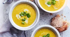 Creamy Curried Marrow and Butter Bean Soup