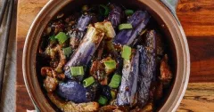 Cantonese Eggplant Casserole with Pork