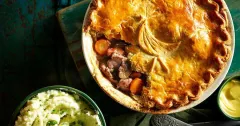 Coq au Vin Chicken Pie with Creamy Chive Mash