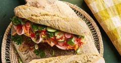 Vietnamese-Style Picnic Banh Mi Baguette