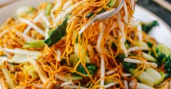 Authentic Cantonese Vegetable Chow Mein (Hong Kong Style)