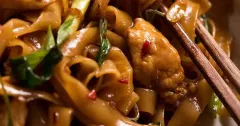 Thai Drunken Noodles with Chicken (Pad Kee Mao)