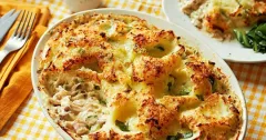 Chicken and Pancetta Pie with Spring Onion Colcannon