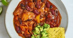 Chicken Chili Con Carne with Black Beans