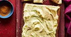 Easy Banana Traybake with Cream Cheese Frosting