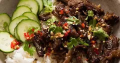 Vietnamese Caramelized Shredded Beef Stir-Fry