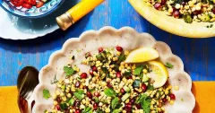 Chana Dal Chaat with Tamarind and Fresh Herbs
