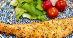 Crispy Parmesan Crusted Baked Salmon