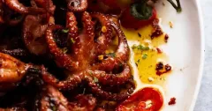 Crispy Marinated Baby Octopus