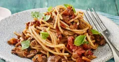 Rich Vegan Mushroom Lentil Bolognese