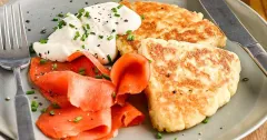 Smoked Salmon & Soured Cream Potato Scones