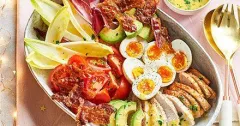 Turkey Cobb Salad with Avocado and Pancetta
