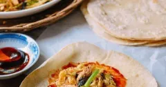 Authentic Moo Shu Chicken with Mandarin Pancakes