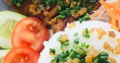 Cơm Tấm Sườn Chay Khìa Nước Dừa Sữa Tươi