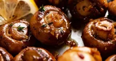 Garlic Butter Roasted Mushrooms