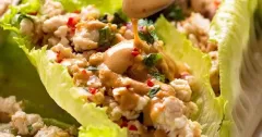 Thai Chicken Larb Lettuce Wraps