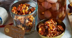 Sweet and Savory Candied Rosemary Walnuts