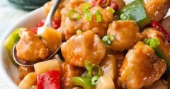 Crispy Baked Sweet and Sour Chicken