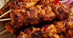 Charcoal Chicken-Style Chicken Skewers