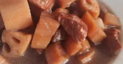 Củ Sen Kho Thịt Đậm Đà Hao Cơm