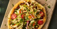 Cobb Salad Pizza with Chicken, Egg and Stilton