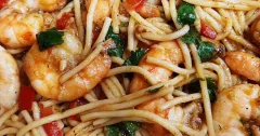 Shrimp Kung Pao Noodles