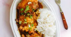 Authentic Pork Egg Foo Young with Savory Brown Gravy