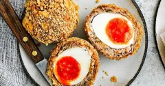 Crispy Scotch Eggs with Sausage and Bacon