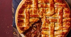 Rich and Hearty Venison Pie with Flaky Puff Pastry