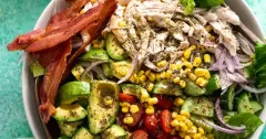 Loaded Chicken Salad with Creamy Herb Dressing