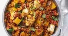 Harissa Chicken, Butternut Squash & Couscous One-Pot