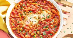 One-Pan Chickpea Shakshuka with Garlic Yogurt