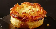Crispy Roasted Cauliflower Cheese Filo Pie