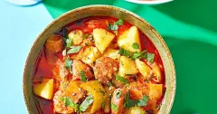 Hearty Potato, Leek, and Chorizo Soup