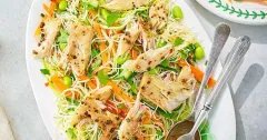 Spicy Rice Noodle Salad with Smoked Mackerel