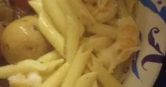 Garlic Butter Shrimp Penne with Capers