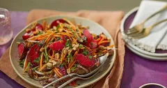 Roast Duck and Plum Salad