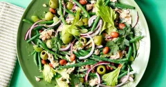 Tuna, Borlotti Bean and Olive Salad