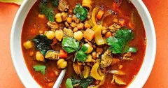 Hearty Lamb and Chickpea Soup