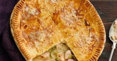 Ham, Turkey and Brussels Sprout Pie
