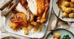 Beer Can Brined Roast Chicken