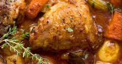 Hearty Oven-Braised Chicken Stew